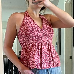 AE Floral Top Size S